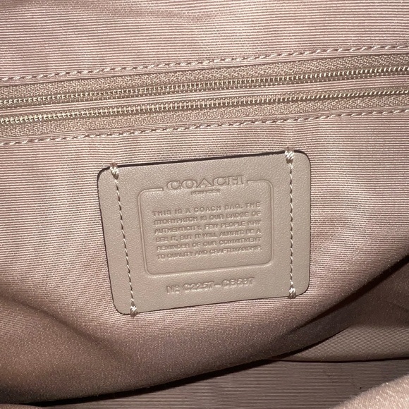 Coach Cream Tote with Strawberry Design - Picture 7 of 7